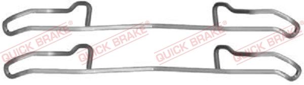 QUICK BRAKE Комплектующие, колодки дискового тормоза 109-1100